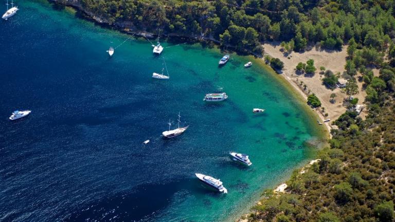 Ein romantischer Yachtausflug in Bodrum