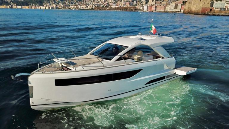 An Italy, Naples motor yacht charter lets you enjoy a comfortable cruise aboard La Dolce Vita while exploring the Medite