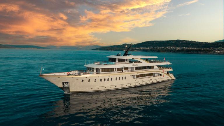 Explore the Adriatic on the elegant Motor Yacht Riva in Split.