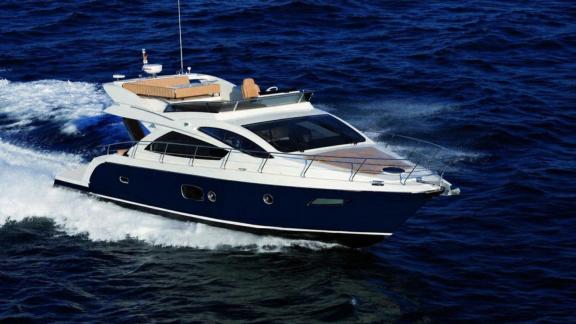 Among Saint Tropez yacht charter options Escapade motor yacht shows fast cruising and open sea experience.