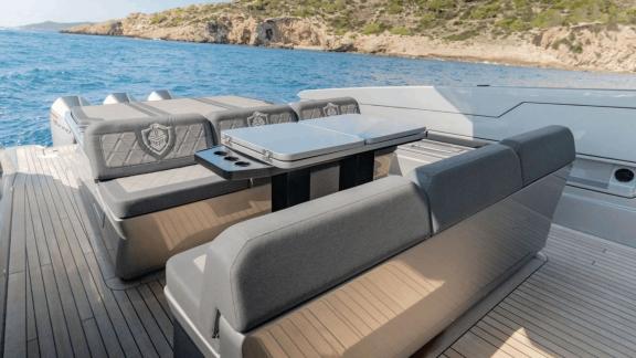 Vibe in Ibiza features an outdoor dining area and offers an exclusive private yacht charter experience.