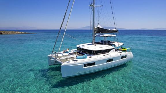 My Star rests on crystal-clear waters, offering the perfect serene break near Athens.