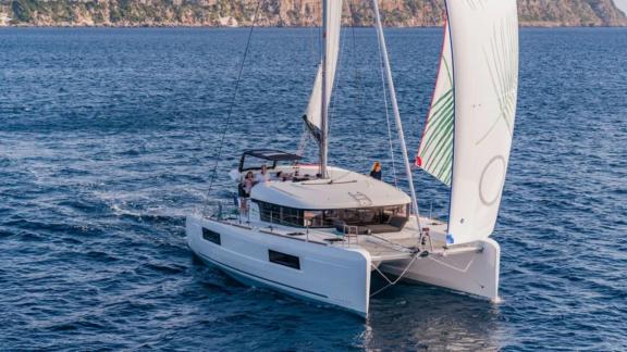 Sail the scenic waters of Fethiye with the Catamaran Turtle, perfect for a relaxing vacation.