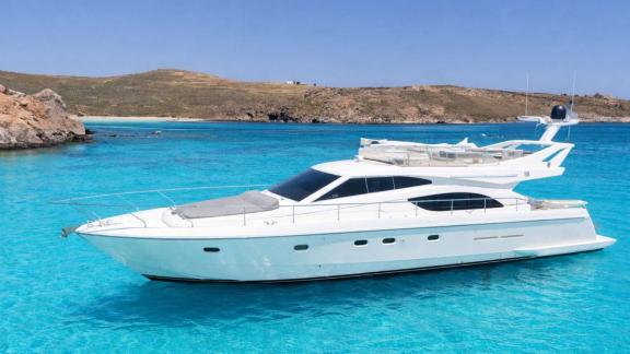 Secret offers luxury motor yacht charters and exclusive sea holiday experiences in the crystal bays of Mykonos.