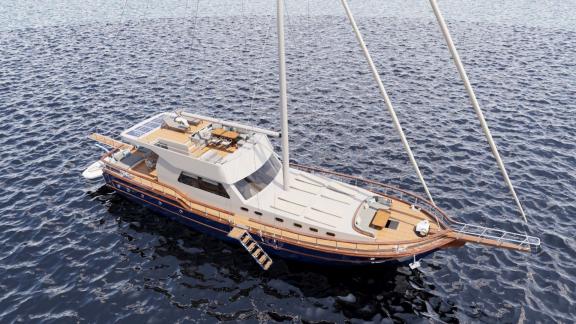 The Giulia gulet, with its spacious deck and luxurious design, offers a relaxing holiday in Bodrum’s stunning bays. Perf