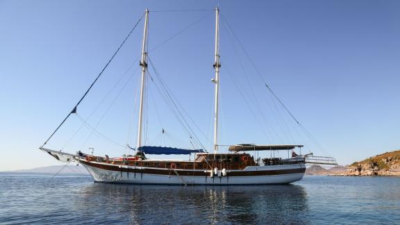 Sailing experience on the Gulet Halil Aga 3 in Bodrum. Perfect for relaxing days at sea.