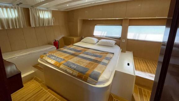 Pam gulet for 10 guests features a comfortable double cabin with spacious interiors for blue cruise holidays.