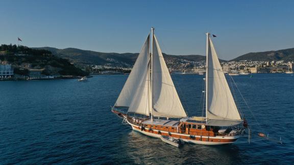 Enjoy a unique sailing adventure in Bodrum on the majestic Gulet Ya Selam.