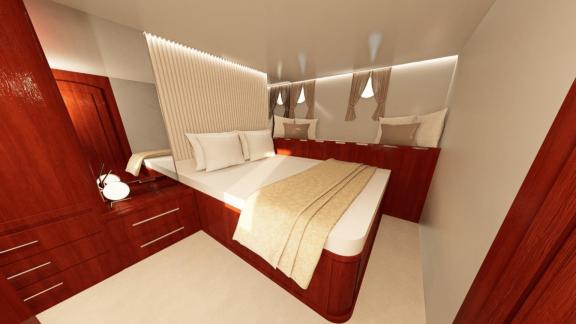 Die stilvollen Kabinen der Phoenix Bronze bieten besten Komfort für Guletcharter ab Split in Kroatien.