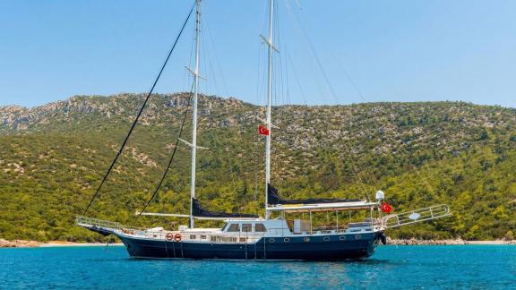 Gulet The Blue Sea verspricht Charter-Erlebnisse voller Ruhe in Marmaris’ Natur.