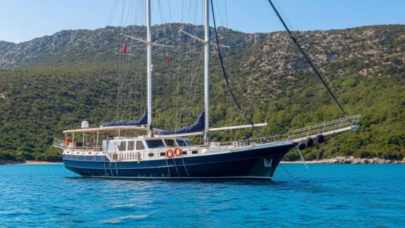The Blue Sea bietet Gulet-Charter in Marmaris mit Ruhe, Natur und türkisfarbenem Wasser.
