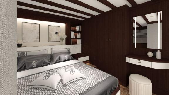 Guest master cabin of luxury gulet Boreas picture 2