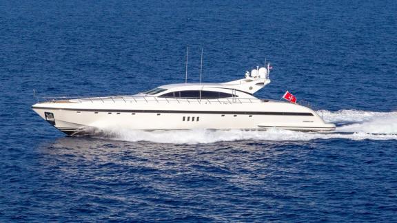 Cosmos yacht blends speed and luxury for your perfect sea escape on the Riviera.