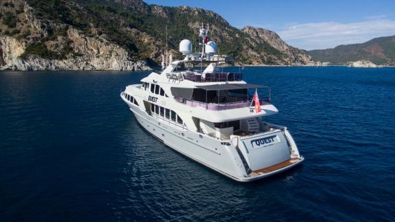 Benetti 120 Quest R offers luxury blue cruise and private yacht holiday experiences in Marmaris.