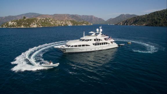 Benetti 120 Quest R offers private yacht charter and luxury blue cruise experiences in Marmaris.