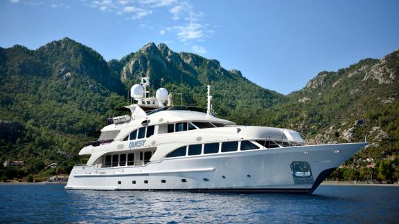 Benetti 120 Quest R offers luxury motor yacht charter and exclusive blue cruise experiences.