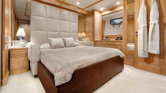 Benetti 120 Quest R offers comfortable accommodation and luxury yacht charter in Marmaris.