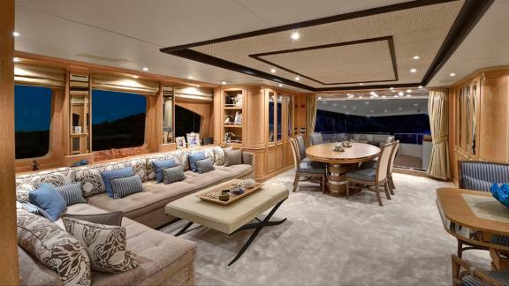 Benetti 120 Quest R offers luxury living spaces and private yacht holiday comfort in Marmaris.