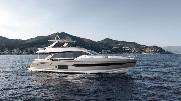 Experience the luxury motor yacht Prewi majestically off the picturesque coast of Šibenik, Croatia.