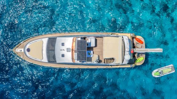 Selenge beeindruckt aus der Luft und eignet sich ideal für private Yachturlaube, Badestopps und Wochencharter in Bodrum.