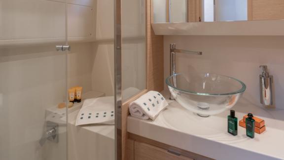 Solaris 48 Valmarin offers comfortable living spaces and private yacht holiday experiences in Nice.