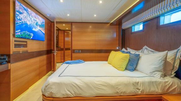 Die Gästekabine der Silent World bietet bei Split Kroatien eine ruhige Atmosphäre.