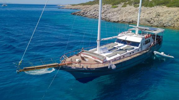 Experience Bodrum aboard the Gulet Vamos 1, perfect for up to 12 guests.