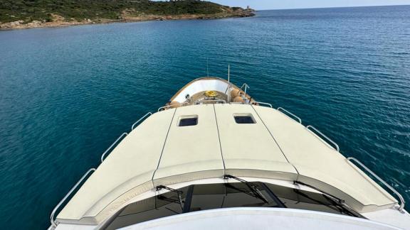 Enjoy peaceful moments in nature with a luxury yacht rental in Olbia.